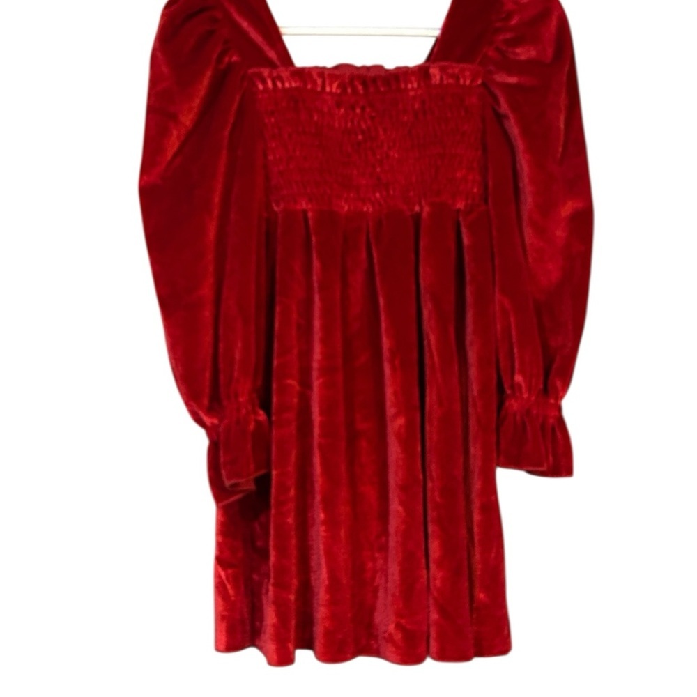 Red Velvet Dress girls 4T